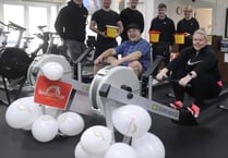 Gym members’ rowing challenge raises money for children’s hospice