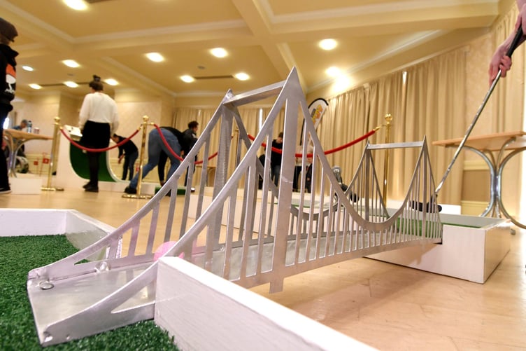 Crazy golf at the Villa Marina -