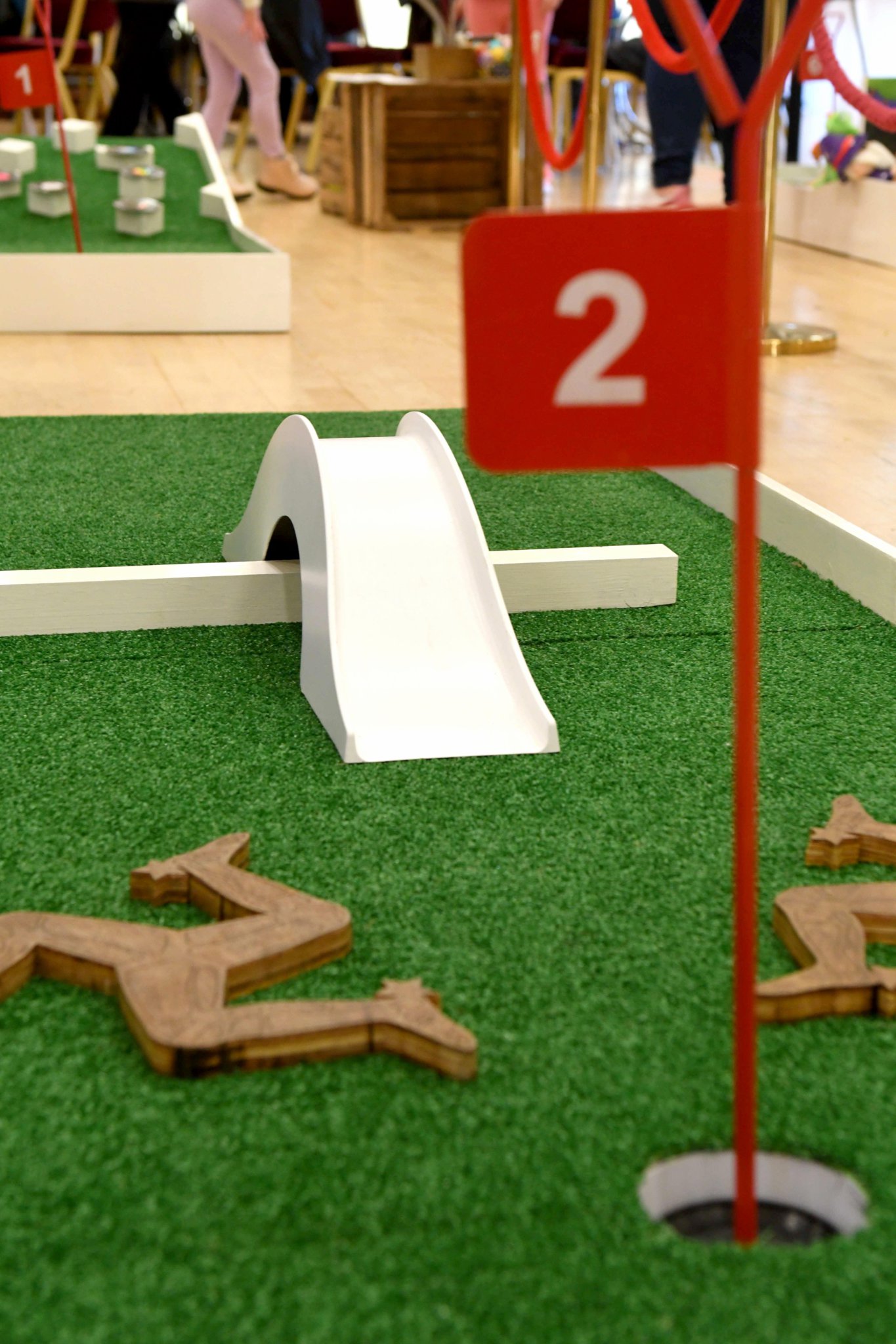 Crazy golf at the Villa Marina -