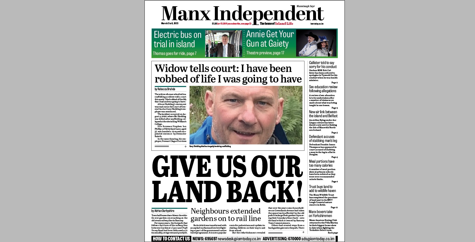 Manx Independent, March 2, 2023