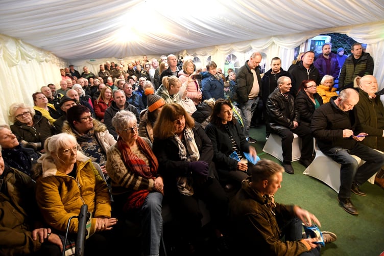 A public meeting at the Sulby Glen pub about the future of the Sulby Claddagh campsite -