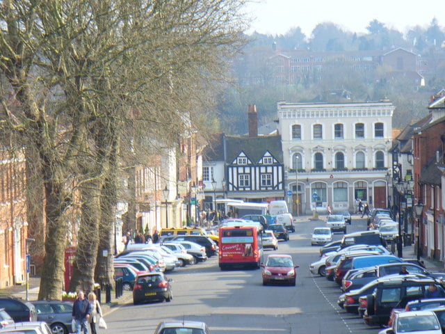 <p>The affray incident took place on Castle Street, Farnham.</p>