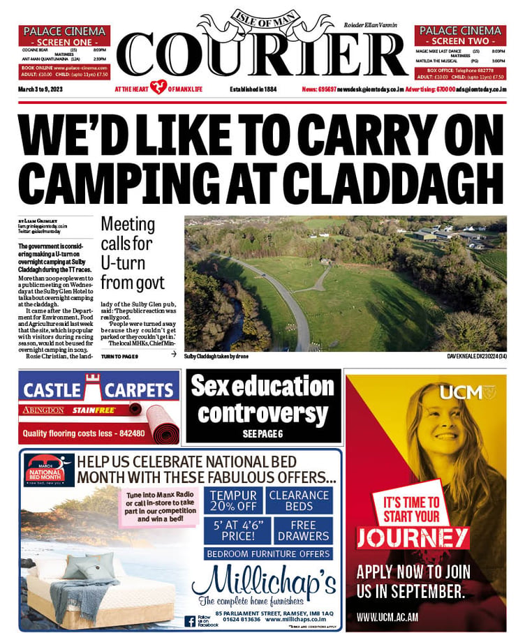 Isle of Man Courier, March 3, 2023