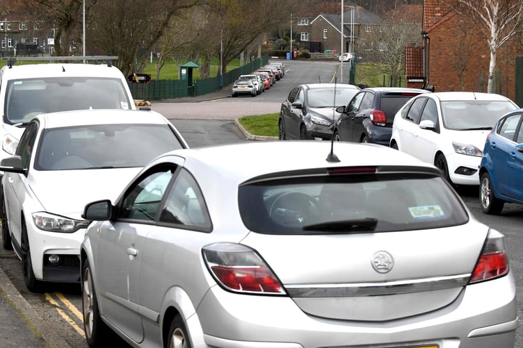 Car parking next to Pulrose field -
