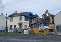 End to lightning-hit home