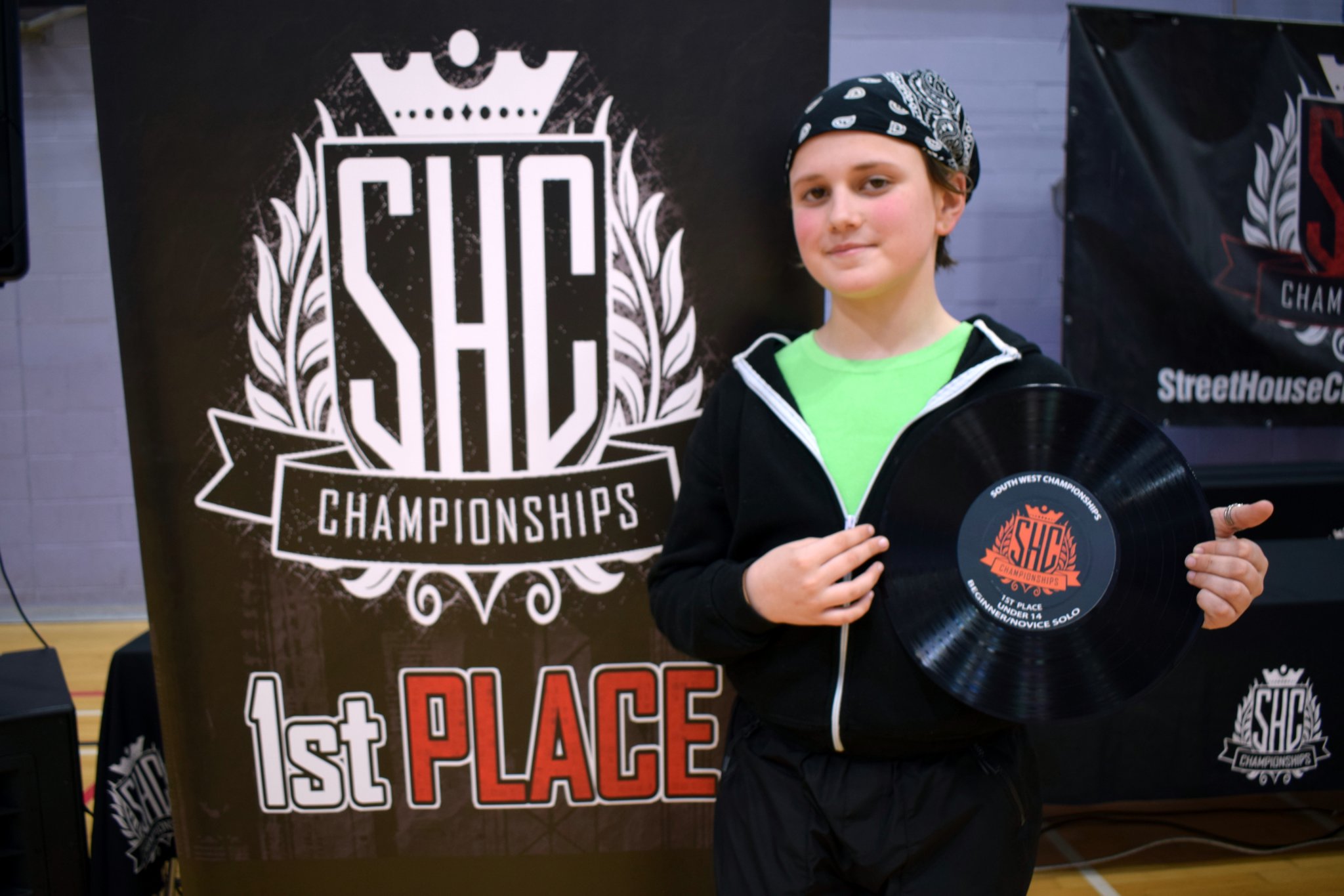 Niko Morelle had two wins at the weekend competing in the Street and House Dance Championships in Taunton together with his dance school called Groovement.
Pictures supplied by Jody Merelle