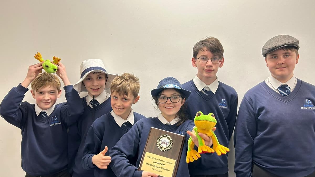 Motivere skarp Hassy Heath End history buffs beat Eton to book their tickets to Barcelona |  farnhamherald.com