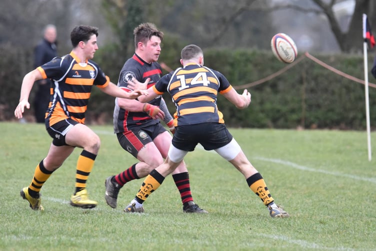 Action from Alton’s 24-21 defeat against Portsmouth