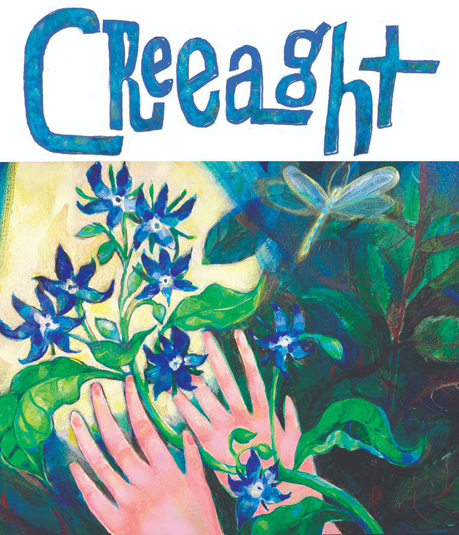 The artwork for Creeaght was by illustrator Jo Davies