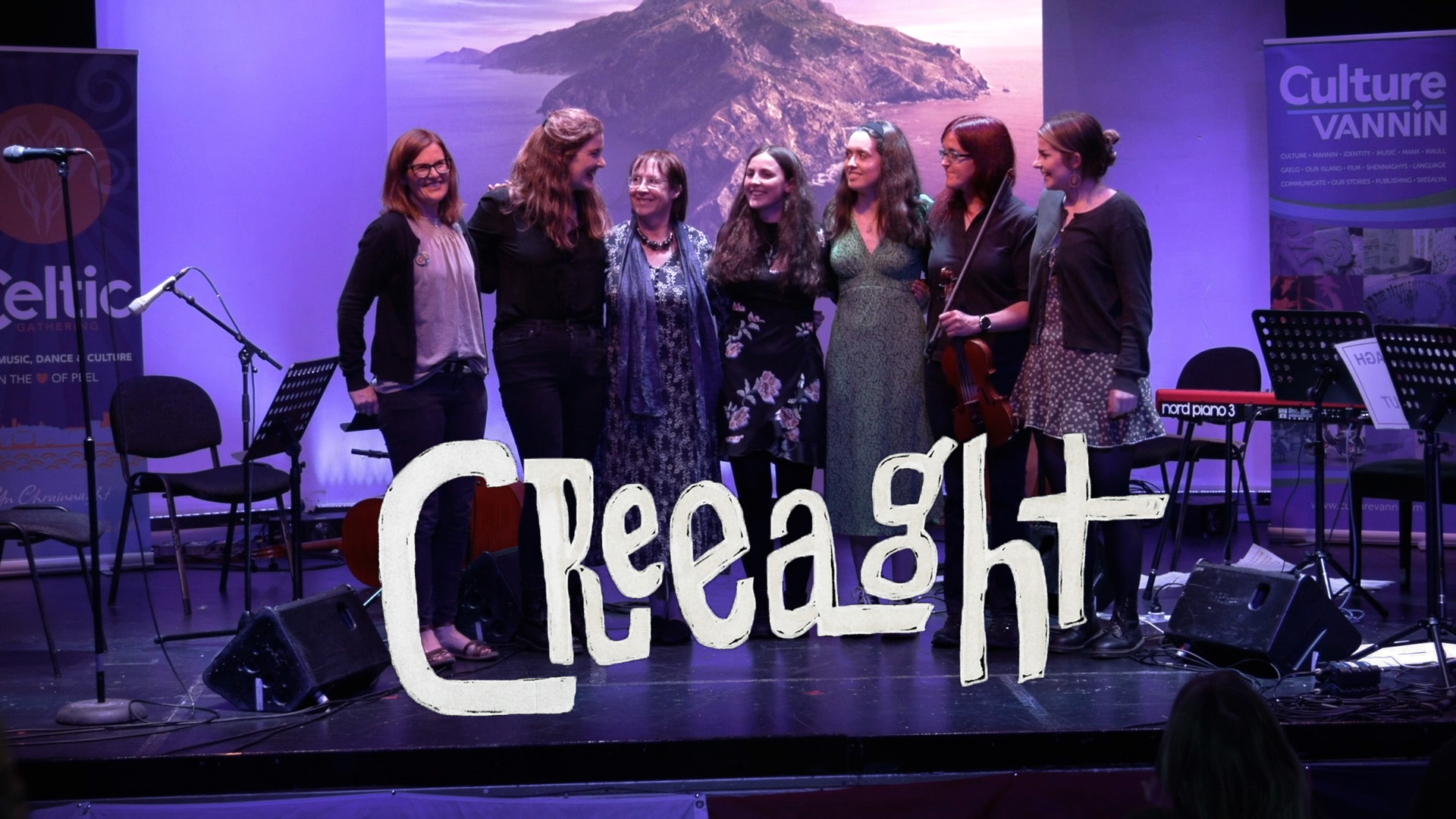 Creeaght was first performed at the Yn Chruinnaght Celtic Gathering in July last year
