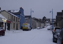 A blast from the past as snow falls in Pembroke Dock