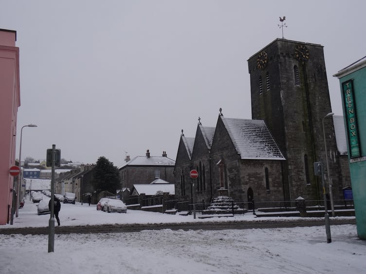 Snow in Pembroke Dock, March 2018