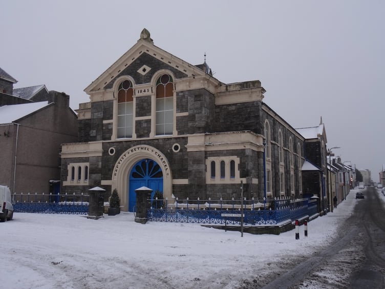 Snow in Pembroke Dock, March 2018
