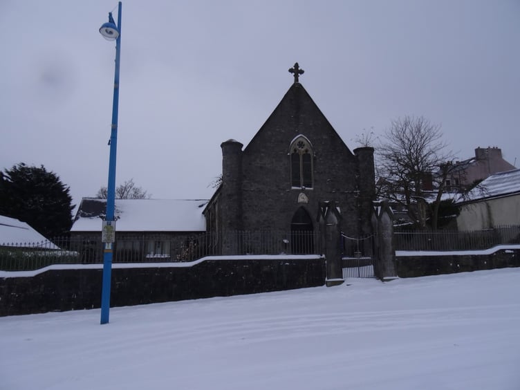 Snow in Pembroke Dock, March 2018