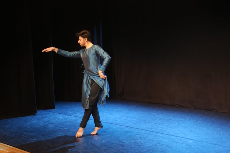 Shyam Dattanii performed a beautiful Kathak piece.