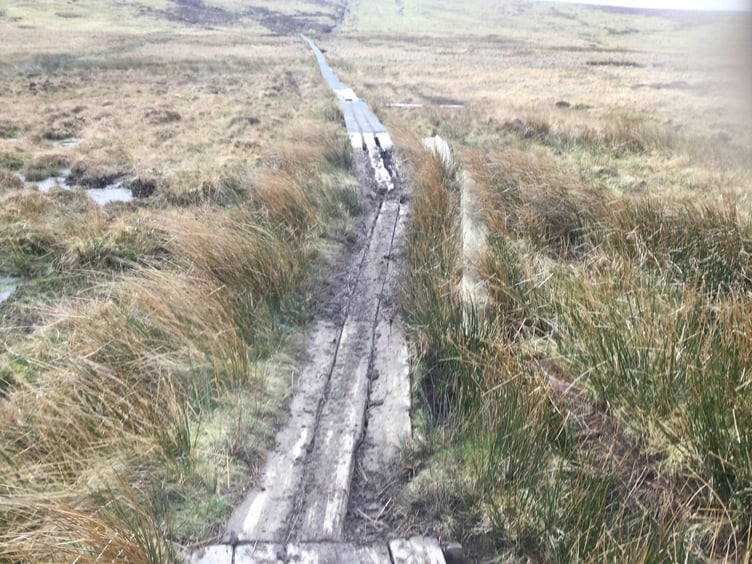The Narradale boardwalk was getting very worn