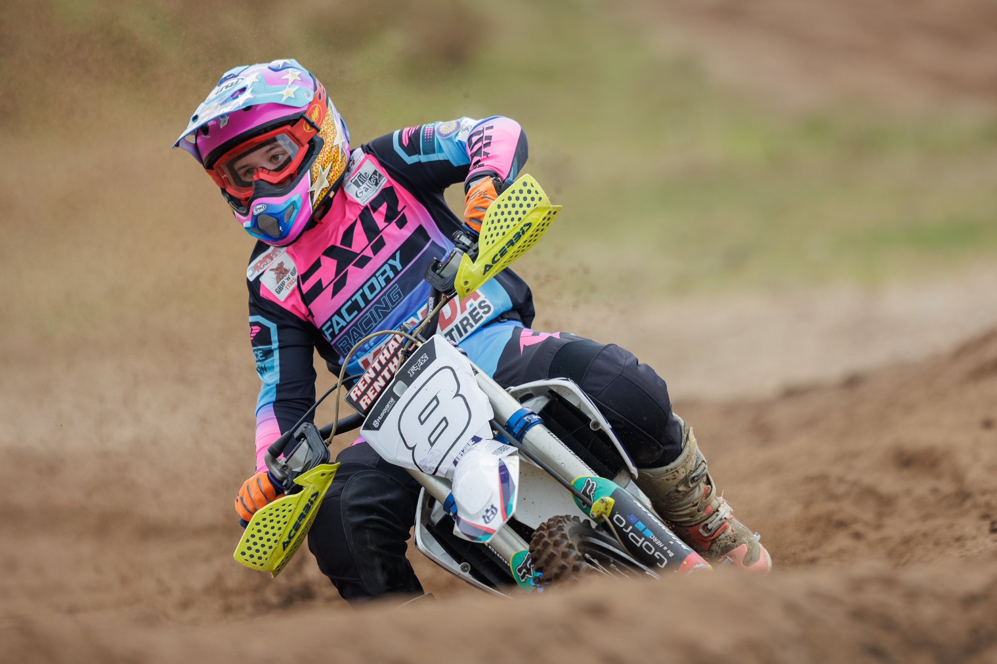 Big-wheel 85ccclass winner Jacob Wilson (Photo: Mike Quayle)