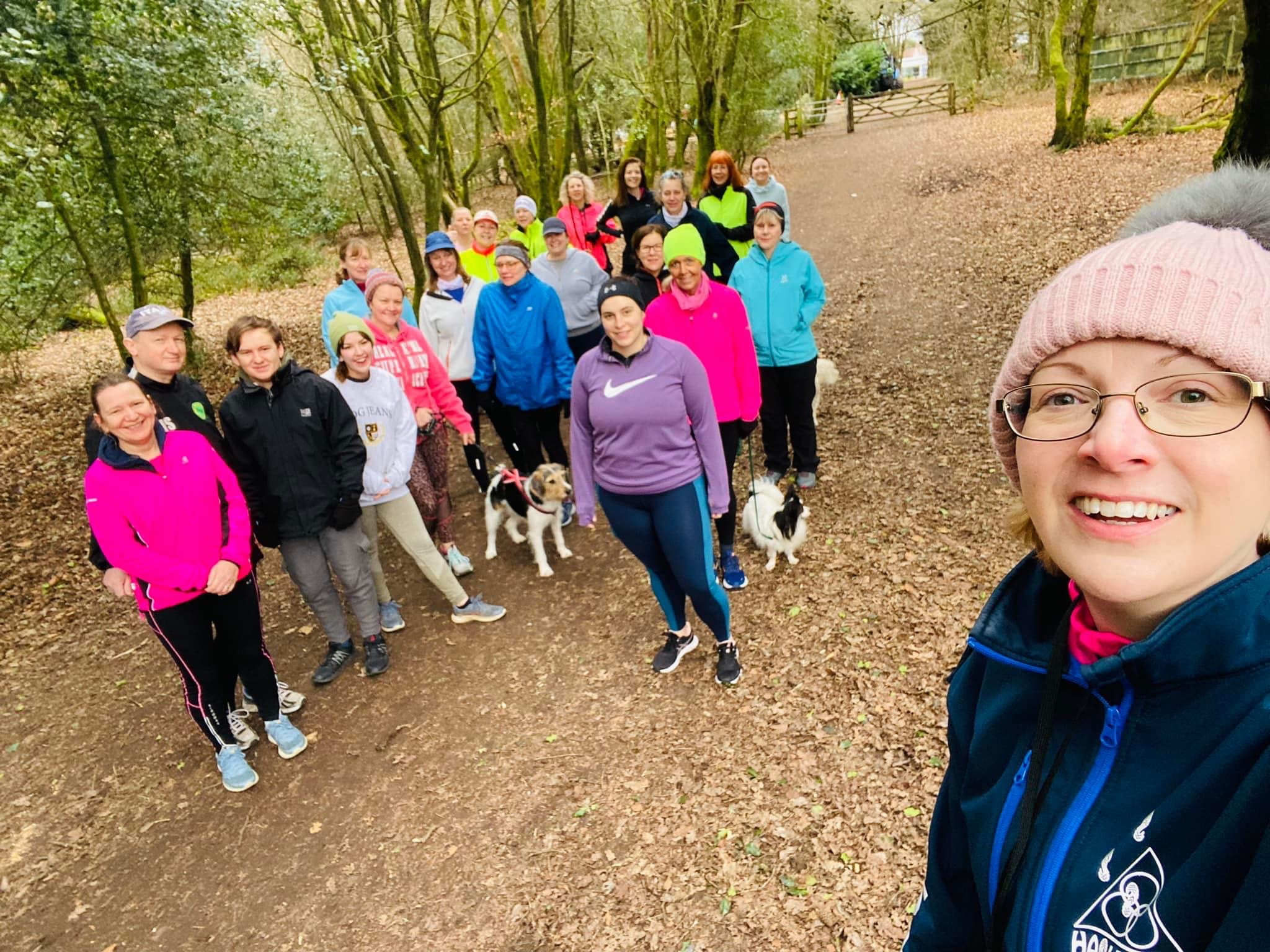 The latest Get Up And Run group with coach Annalisa Alexander at the end of week six