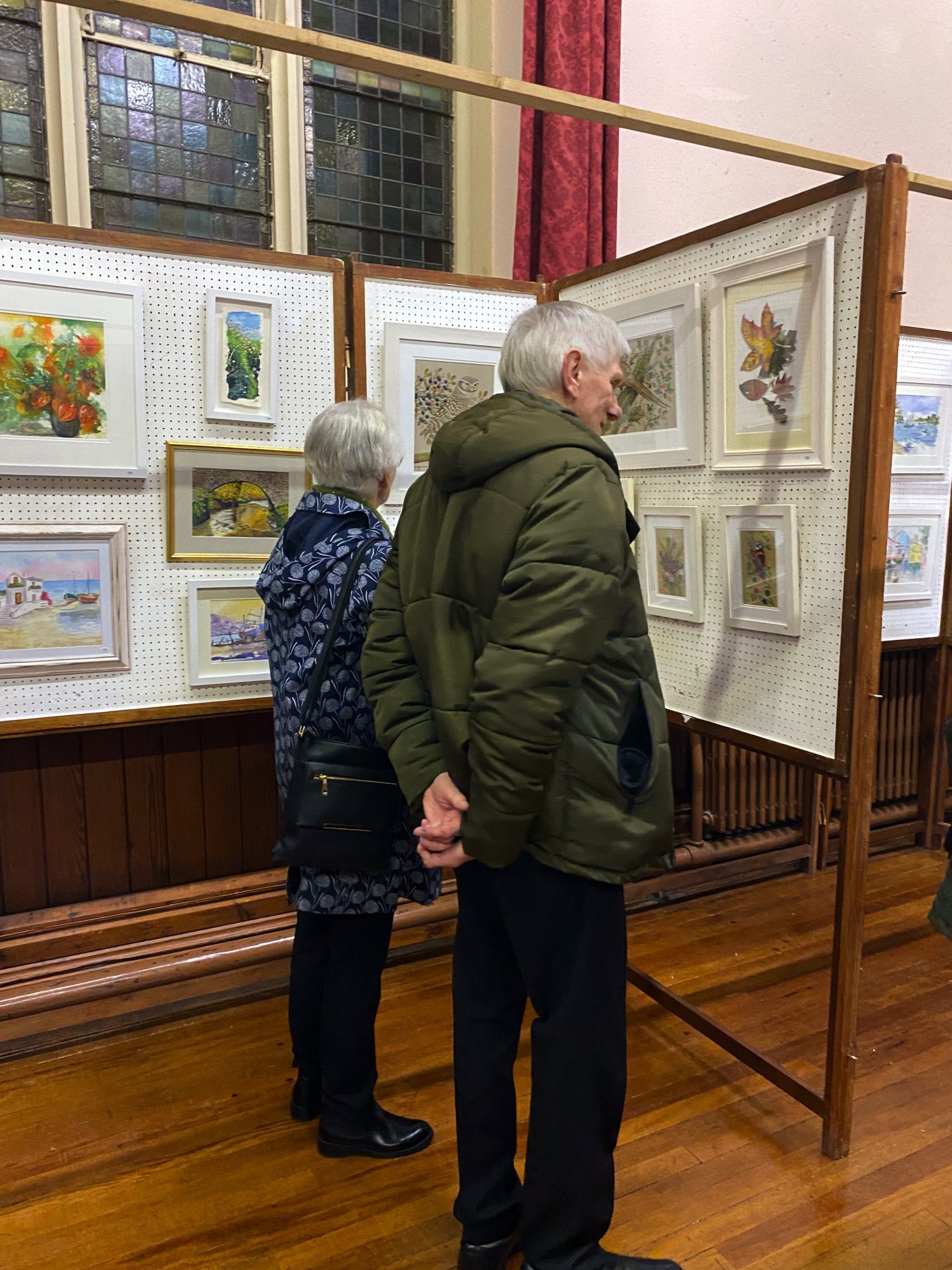 The Cancer Research art exhibition was a great huge sucsess