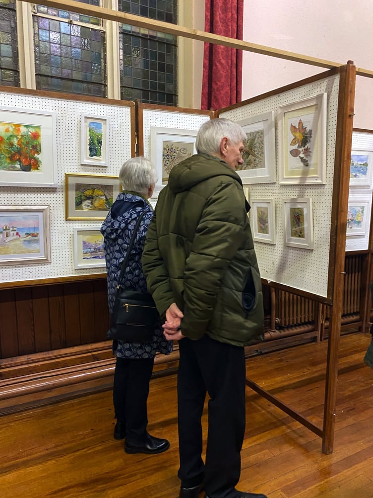 The Cancer Research art exhibition was a great huge sucsess