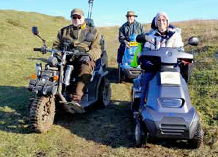 <p>The off-road scooters will be available to hire</p>