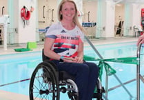 Paralympian opens new school pool at Treloar's in Alton