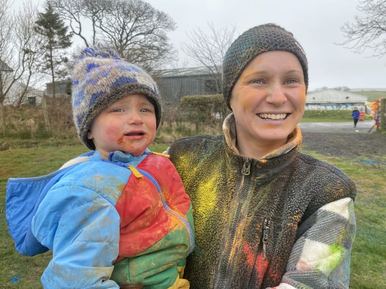 Harriet Hancox with Kit, one