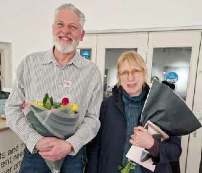 <p>Harry Chadwick and Nancy Main</p>