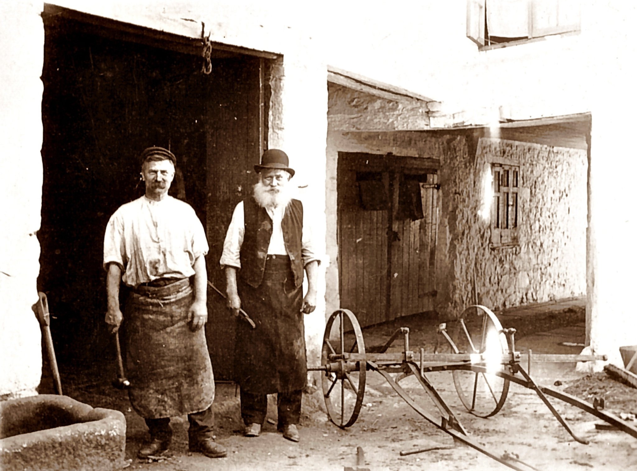 Smithy at Bowdens' yard
