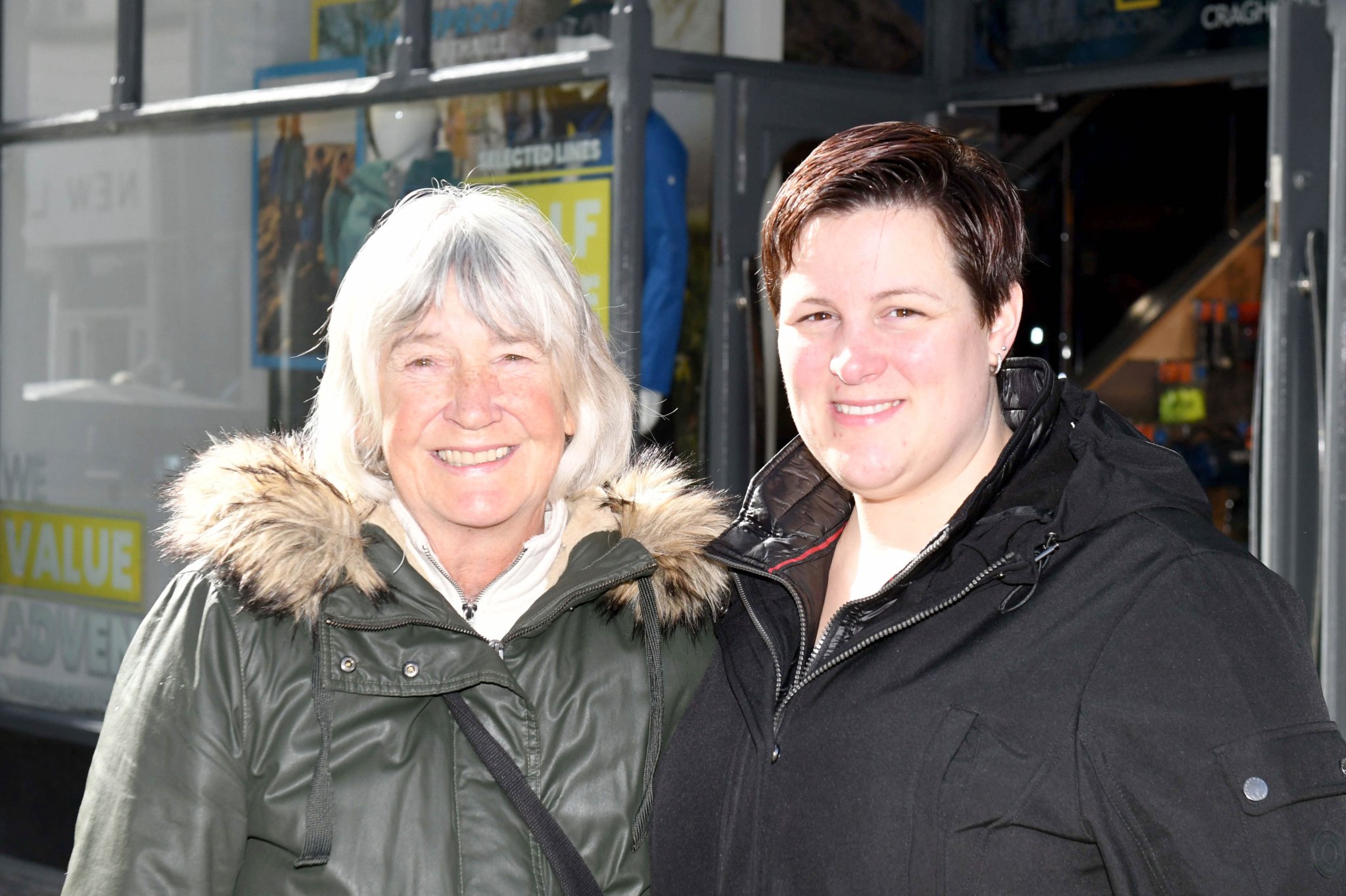 Public opinions on the Countryside Code - Joyce Hitchen (Onchan) with her daughter-in-law Viki Hitchen (Tromode)