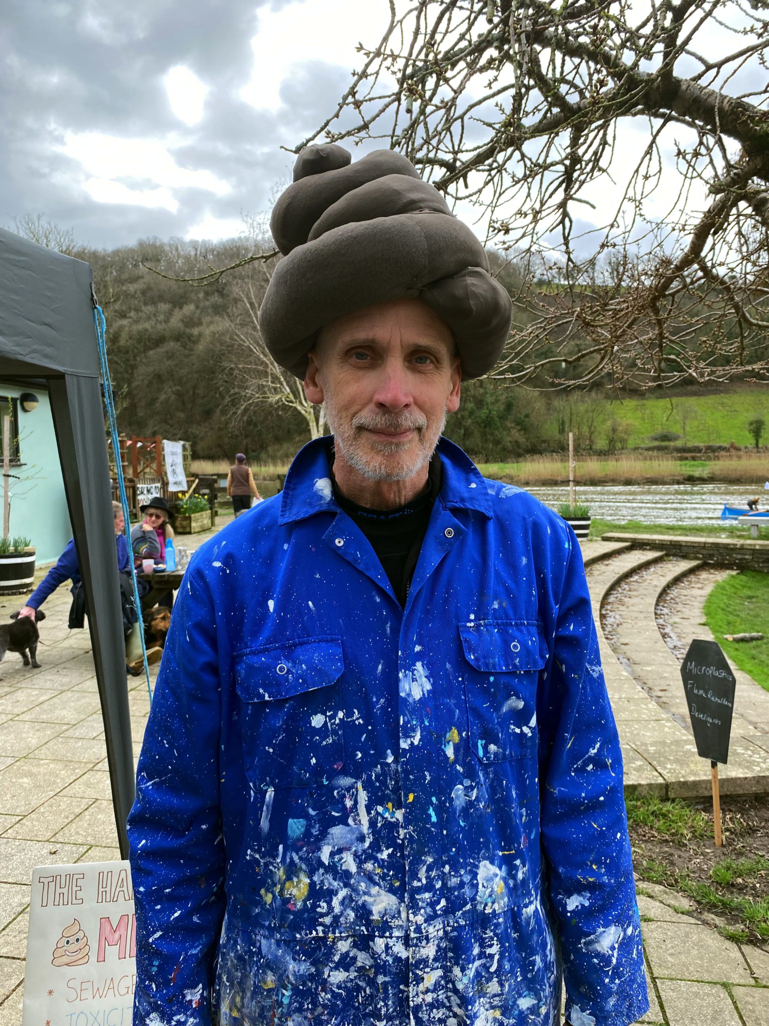 ABOVE: Dave Kilroy from Extinction Rebellion Plymouth