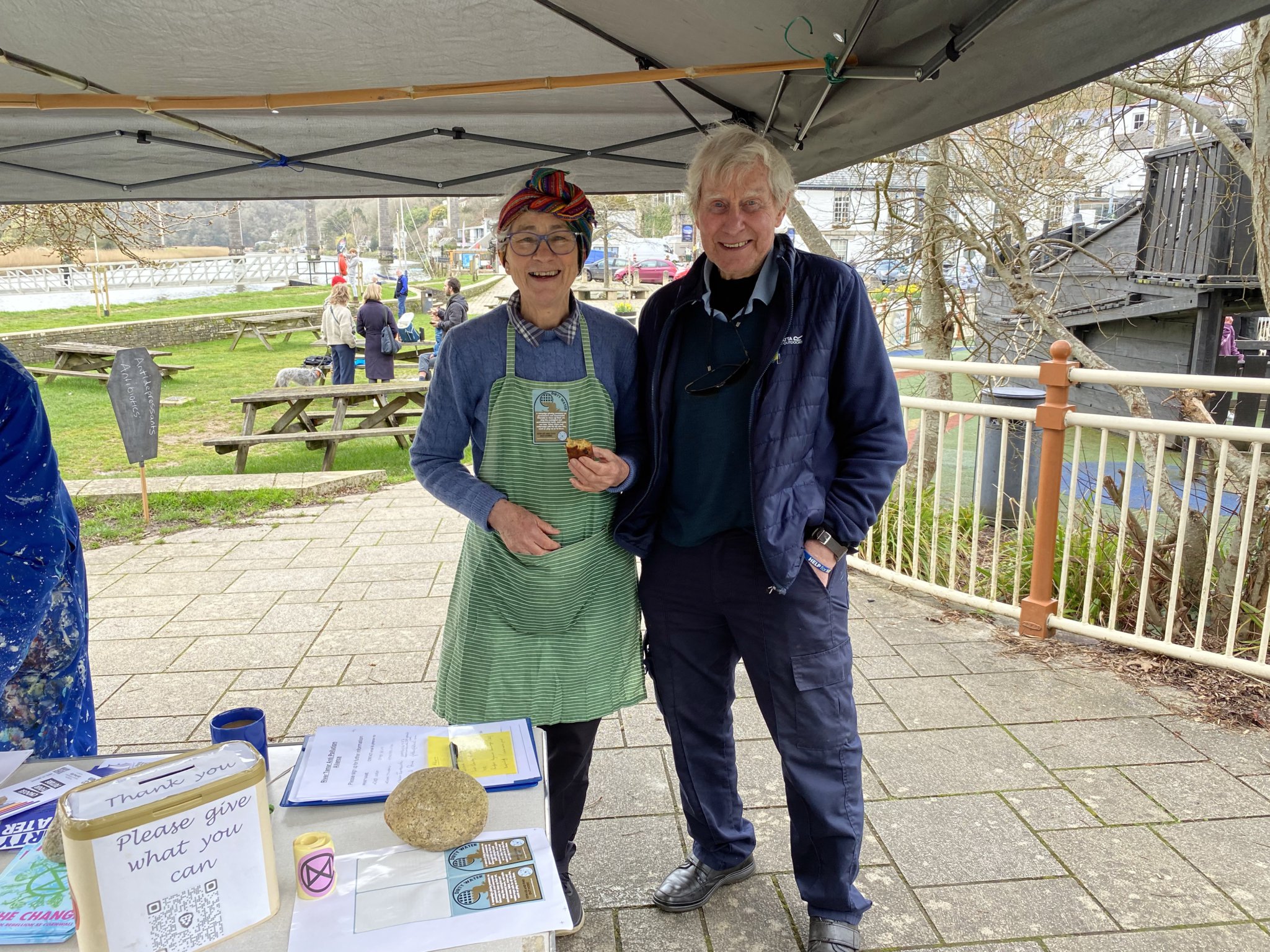 ABOVE: Dave Kilroy from Extinction Rebellion Plymouth