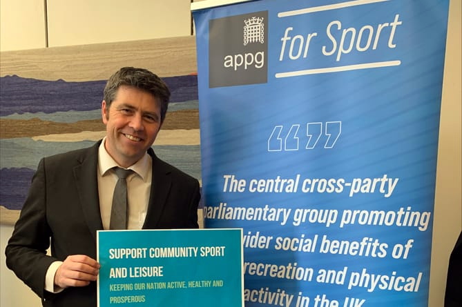 ABOVE: Scott at the Sports APPG supporting leisure centres; Below, Waitrose campaign for free range eggs
