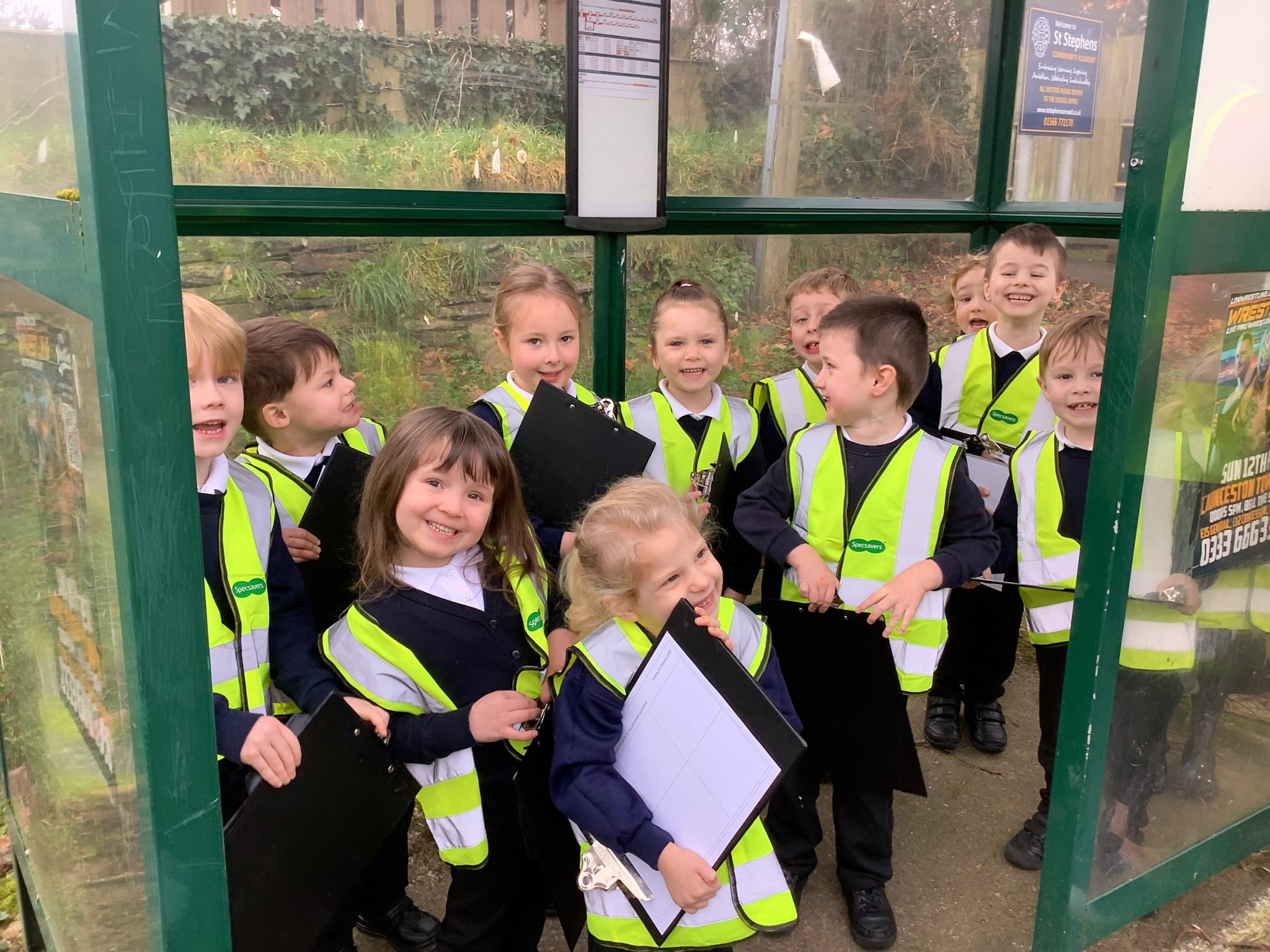 Children had a brilliant time out and about exploring the local area