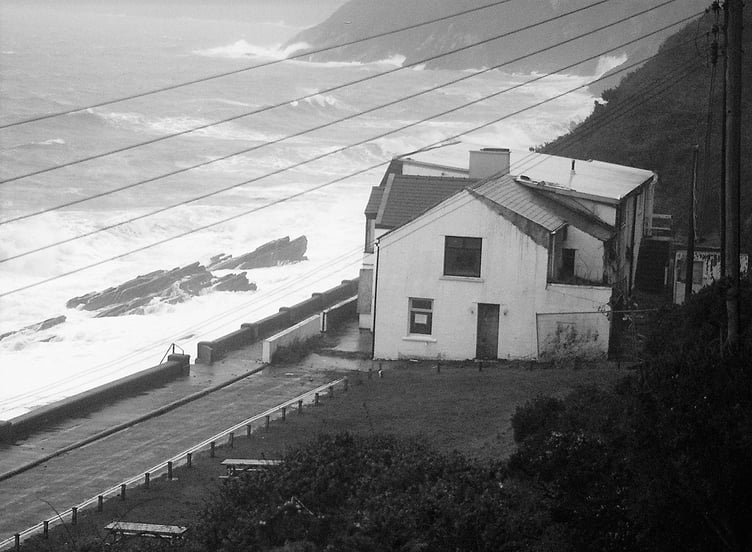 Patricia Newton's photo of the old End Cafe in Laxey