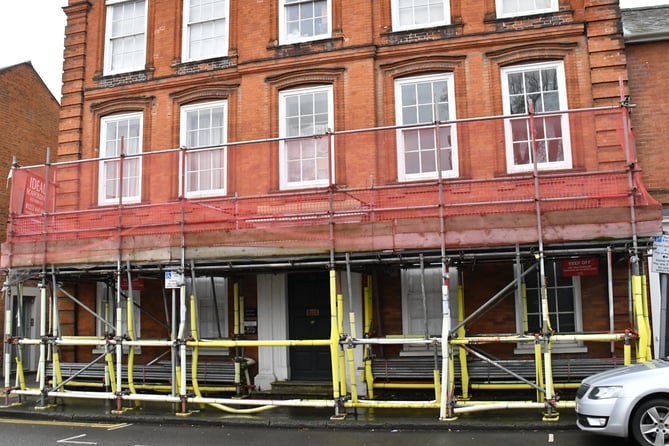 The Museum of Farnham has been obscured by scaffolding for some five years