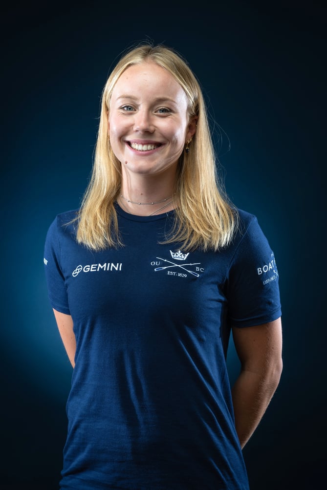 Former Farnham schoolgirl Ella Stadler had never rowed before university – but will take part in The Boat Race this Sunday!