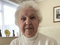 Evelyn met her husband at Amery Hill School in Alton when they were 12