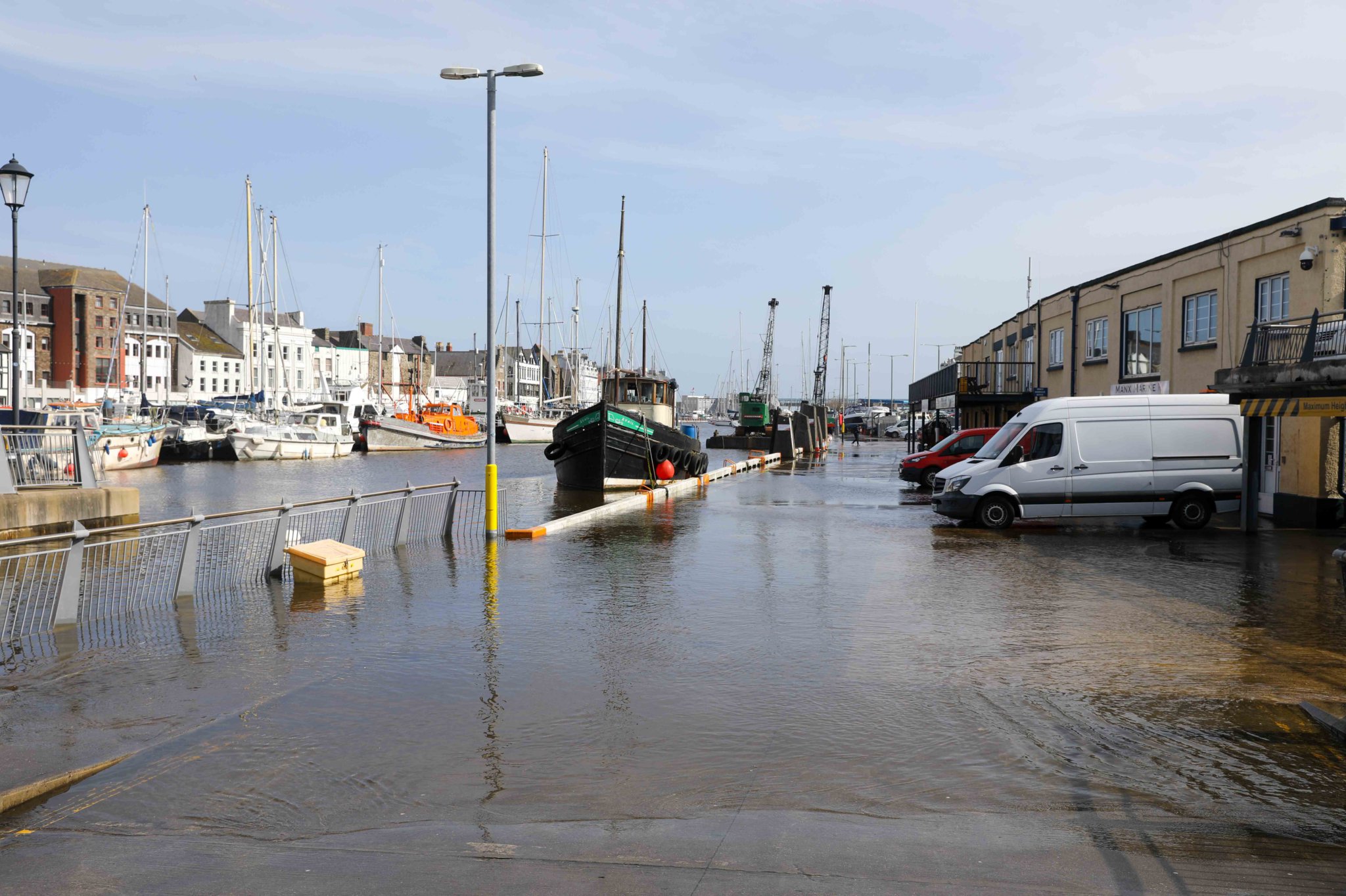 High-tide, Douglas. Photo by Callum Staley (CJS Photography)