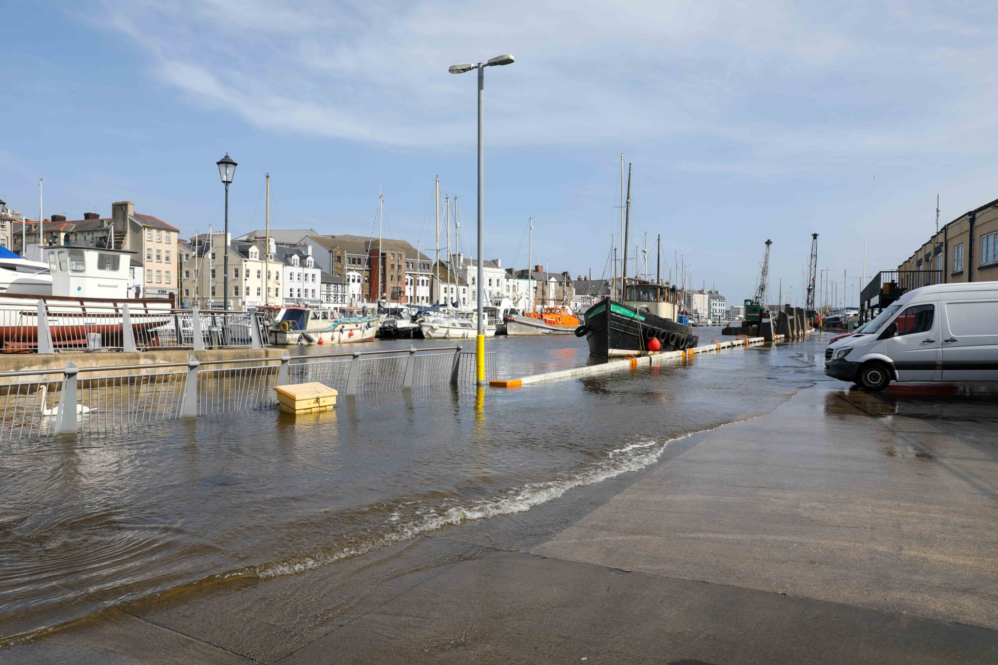 High-tide, Douglas. Photo by Callum Staley (CJS Photography)
