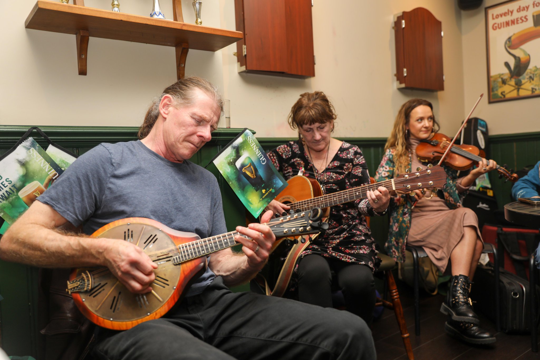 St Patrick's Traditional Music at O'Donnells. Photo by Callum Staley (CJS Photography)