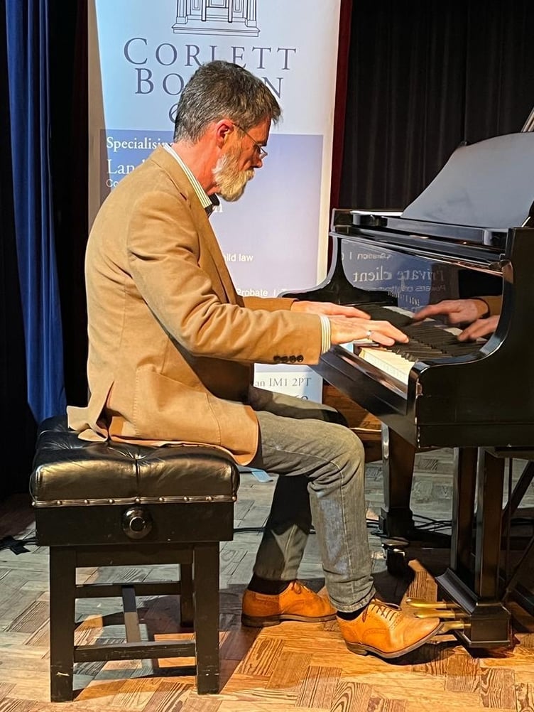 Dave Newton plays at the Erin Arts Centre