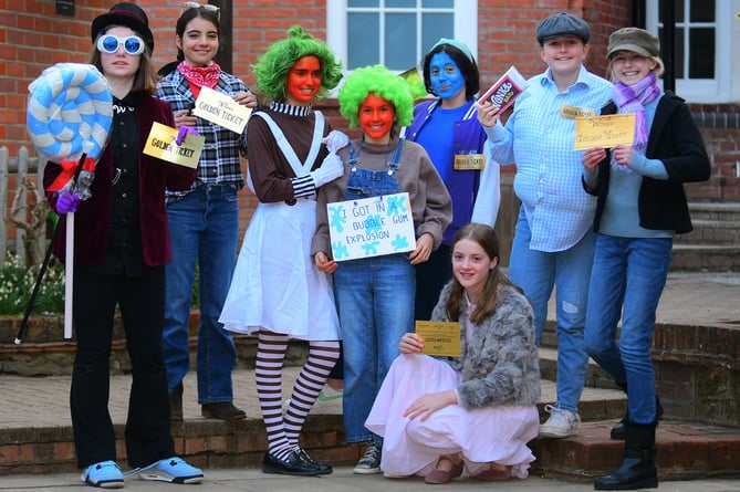 World Book Day at Highfield and Brookham Schools, Liphook, March 2023.