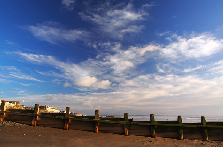 Cloudscape over Tywyn beach
