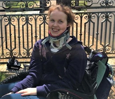 Jen at Hampton court Gardens about 18 months ago.