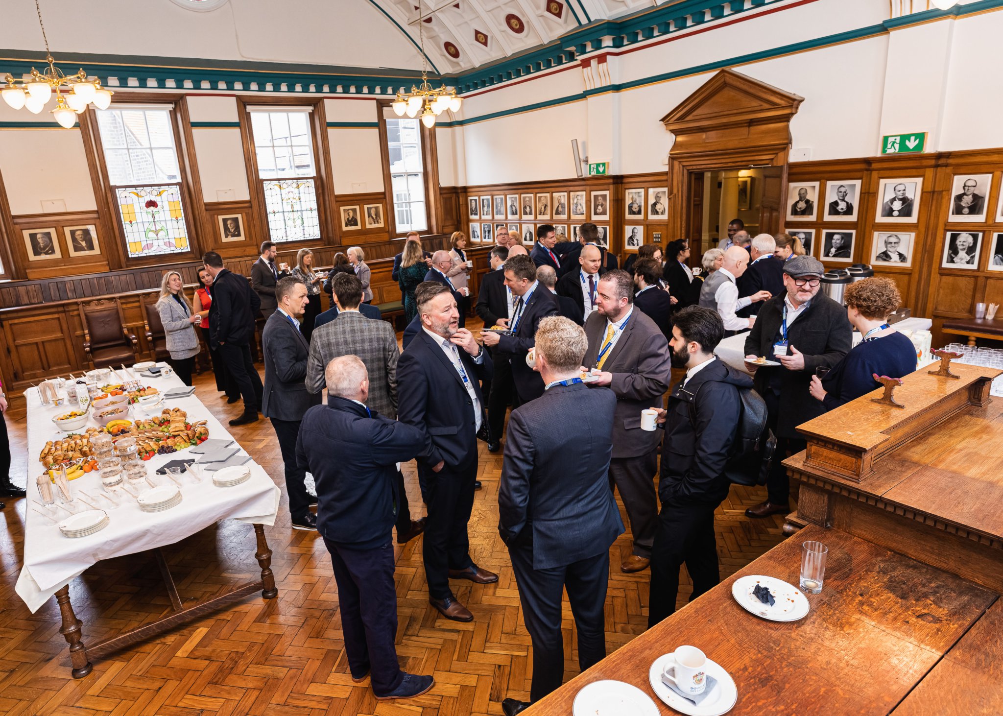 Guests at the business breakfast at Douglas City Hall