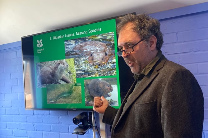 David Elliot from the National Trust gives an update on Haslemere's resident beavers at the town's first ever Great Green Get Together