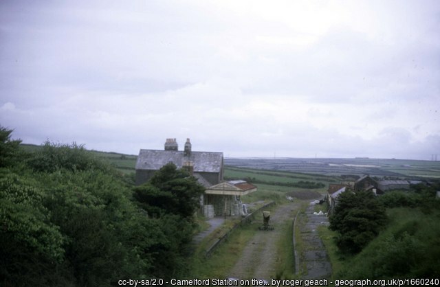 Camelford Station after closure