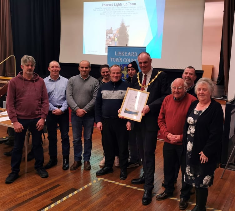 THE Ploughman’s Festival team with Mayor Simon Cassidy