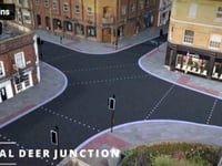 New plans for Farnham town centre's Royal Deer crossroads agreed